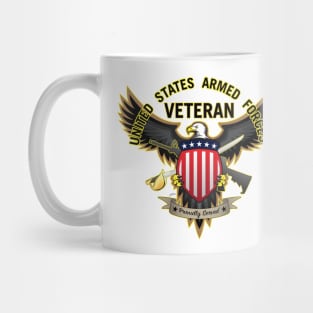 United States Armed Forces Veteran - Proudly Served Mug